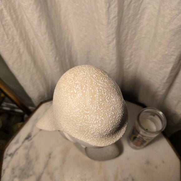 Mid Century Modern Abstract Ivory White Female Bust Signed Serena - Picture 10 of 10